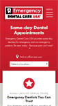 Mobile Screenshot of emergencydental.com