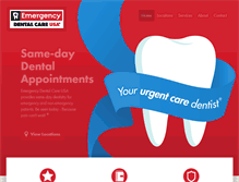Tablet Screenshot of emergencydental.com