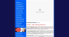 Desktop Screenshot of emergencydental.com.au